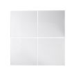 IKEA LOTS mirror Can be added on to, to give any shape or size.