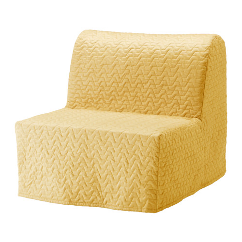 LYCKSELE Chairbed cover Vallarum yellow, IKEA