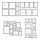 IKEA MÅTTEBY wall template, set of 4 Create a personal collage with the wall template. 