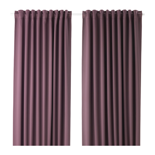 IKEA MAJGULL block-out curtains, 1 pair