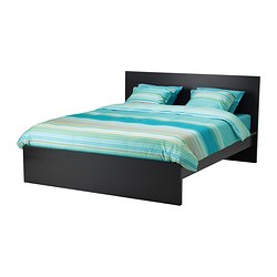 IKEA MALM bed frame, high Real wood veneer will make this bed age gracefully.