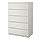 IKEA MALM chest of 6 drawers Smooth running drawers with pull-out stop.