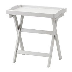 IKEA MARYD tray table You can fold the table to put it away when it is not needed.