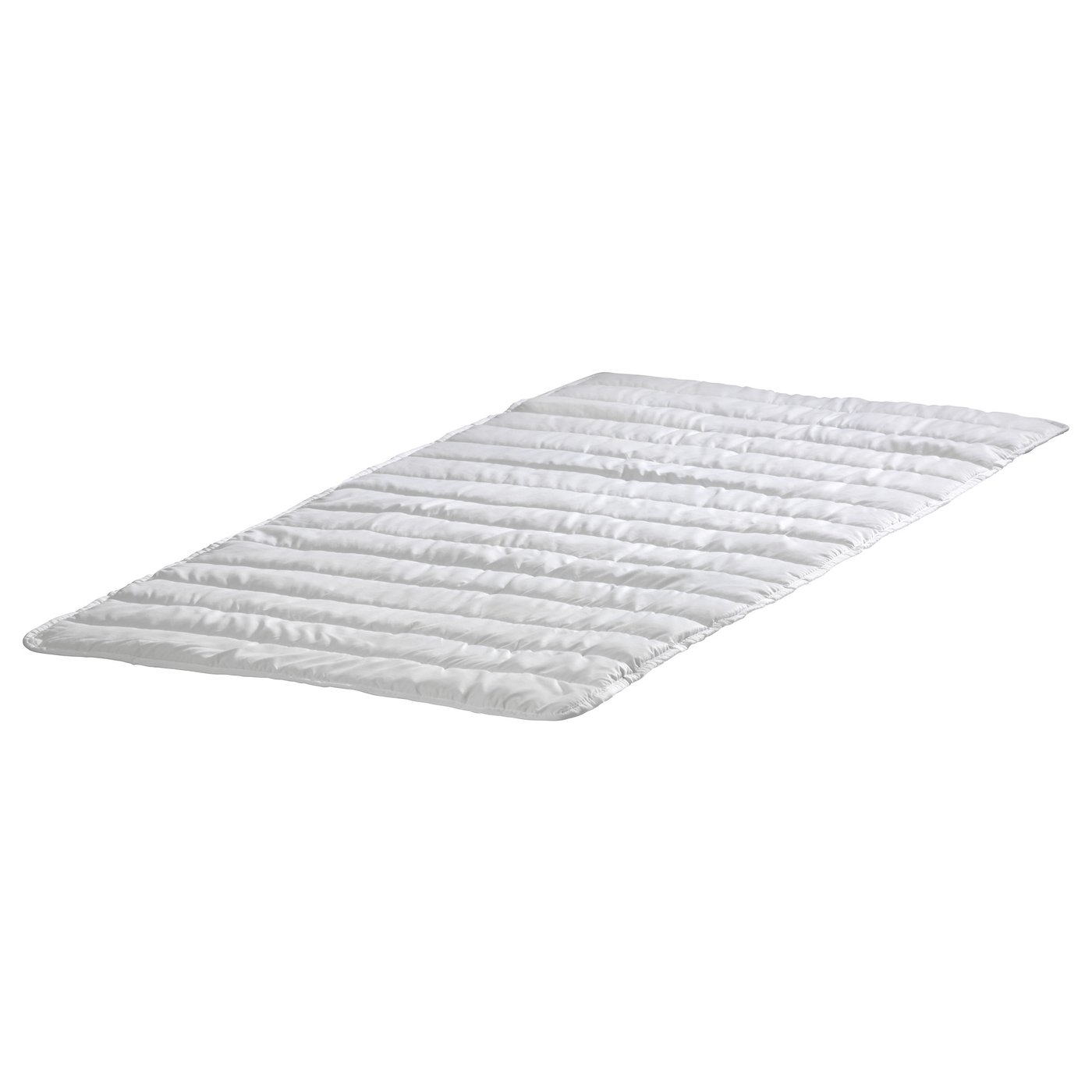IKEA NATTLIG waterproof mattress protector The waterproof inner layer protects the mattress.