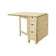 IKEA NORDEN gateleg table Solid wood is a hardwearing natural material.