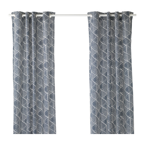 IKEA NUNNERÖRT curtains, 1 pair