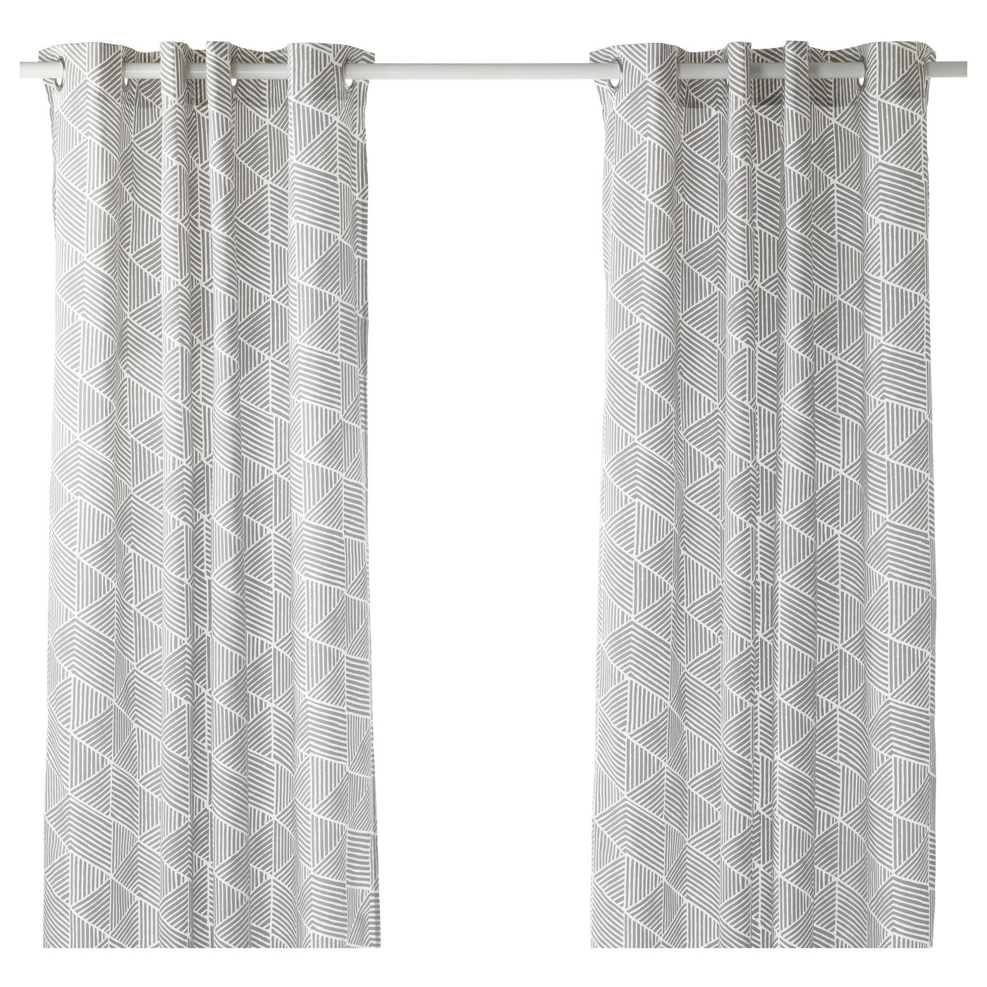 IKEA NUNNERÖRT curtains, 1 pair