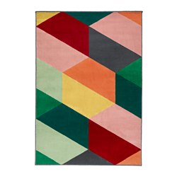 IKEA PANDRUP rug, low pile The thick pile dampens sound and provides a soft surface to walk on.