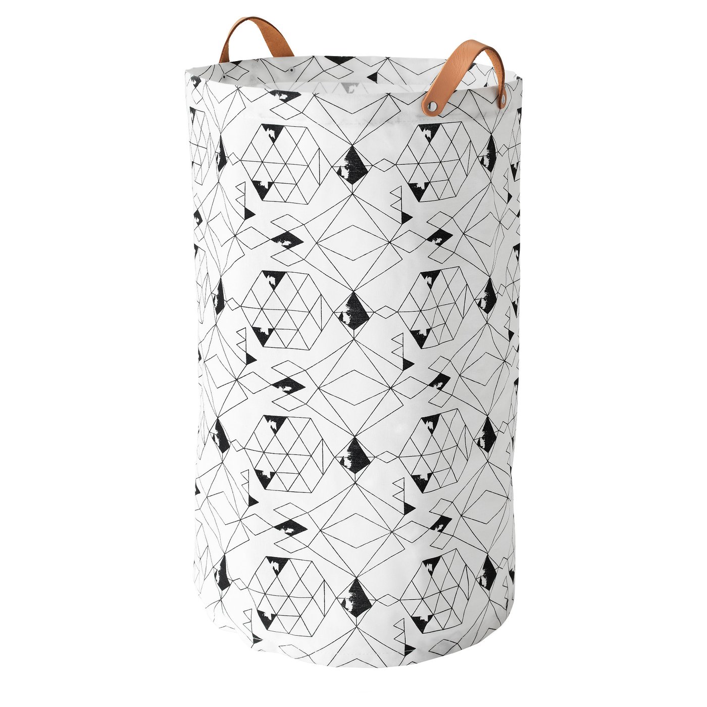 IKEA PLUMSA laundry bag The plastic coating on the inside protects against moisture.