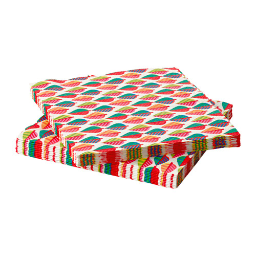 IKEA POPPIG paper napkin The napkin is highly absorbent because it’s made of three-ply paper.