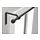 IKEA RÄCKA curtain rod combination Can be mounted on the wall or ceiling. The length is adjustable.