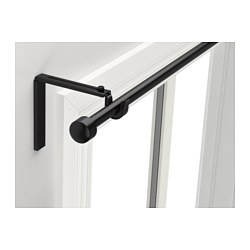 IKEA RÄCKA curtain rod combination Can be mounted on the wall or ceiling. The length is adjustable.