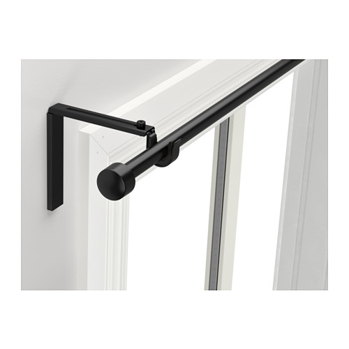 IKEA RÄCKA curtain rod combination Can be mounted on the wall or ceiling. The length is adjustable.