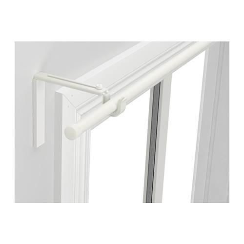IKEA RÄCKA curtain rod combination Can be mounted on the wall or ceiling. The length is adjustable.