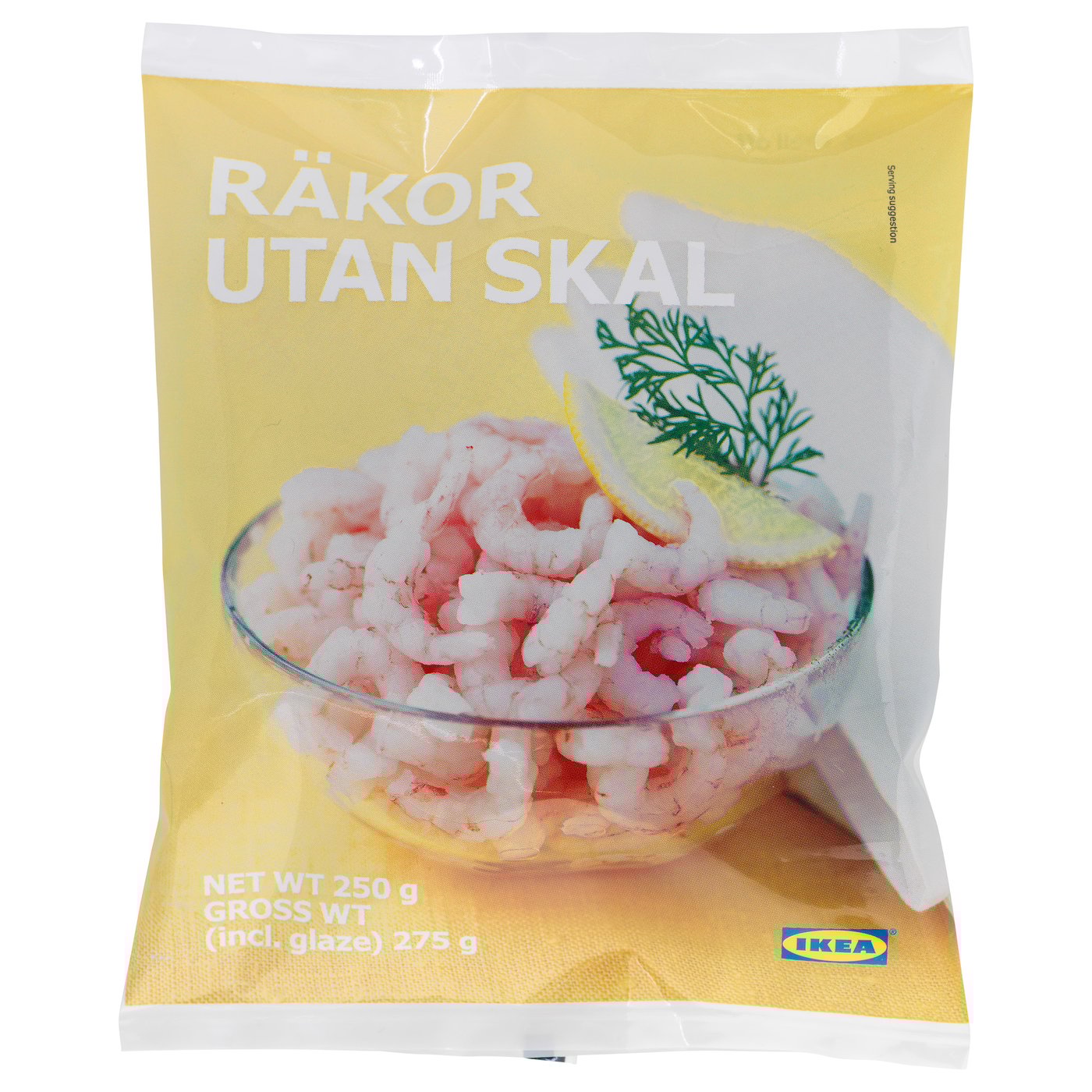 IKEA RÄKOR UTAN SKAL peeled shrimps, frozen