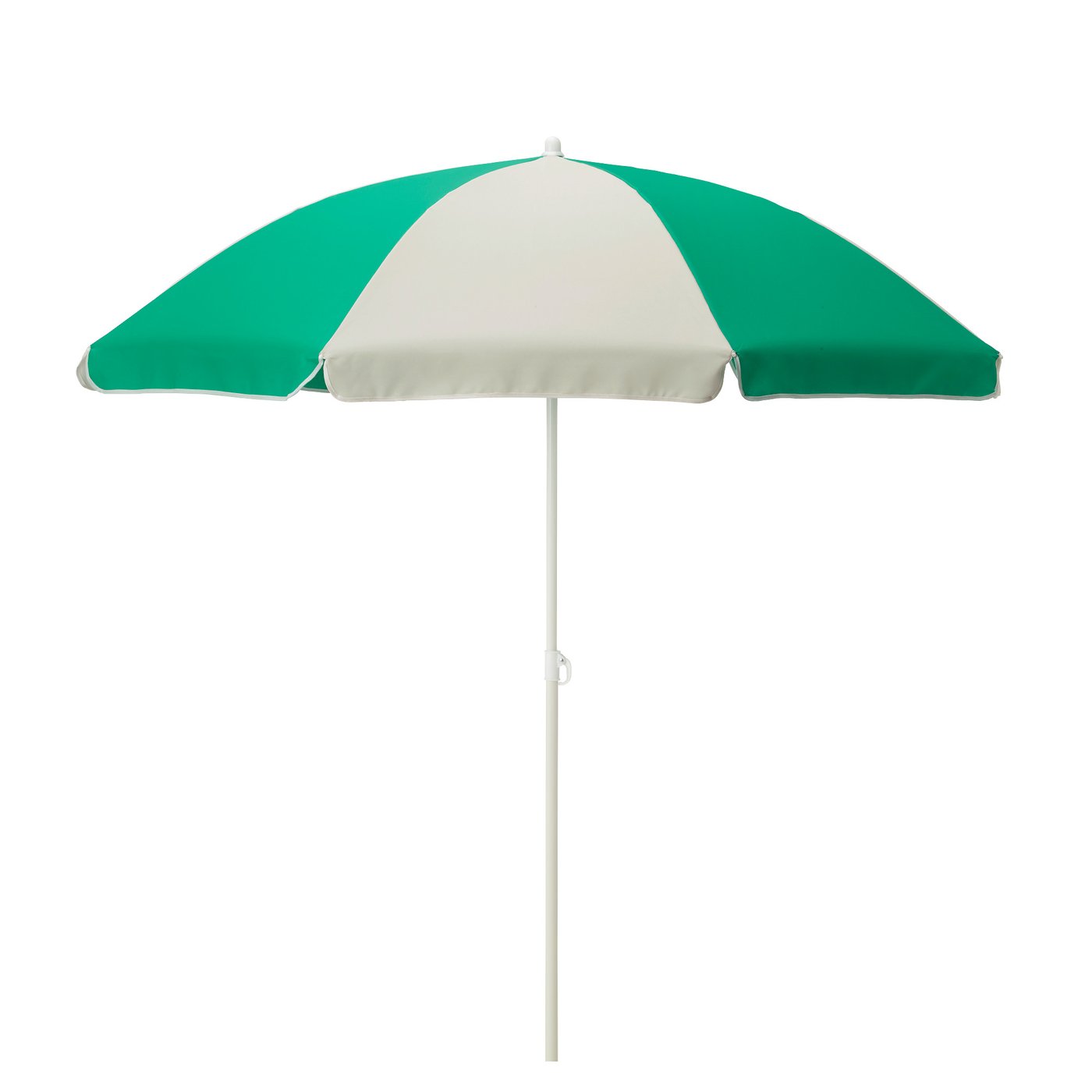 IKEA RAMSÖ parasol The hook-and-loop strap keeps the fabric in place when folded.