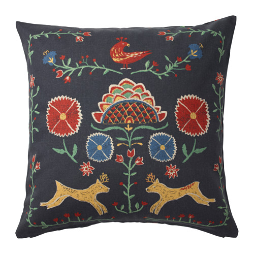 IKEA RENREPE cushion cover The zipper makes the cover easy to remove.