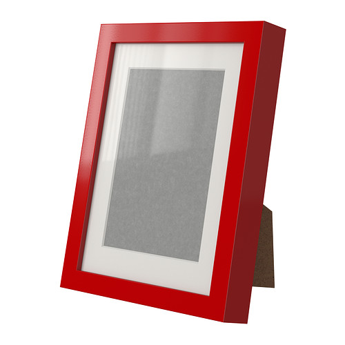 RIBBA Frame highgloss/red IKEA