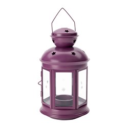 IKEA ROTERA lantern for tealight, in/outdoor Suitable for both indoor and outdoor use.