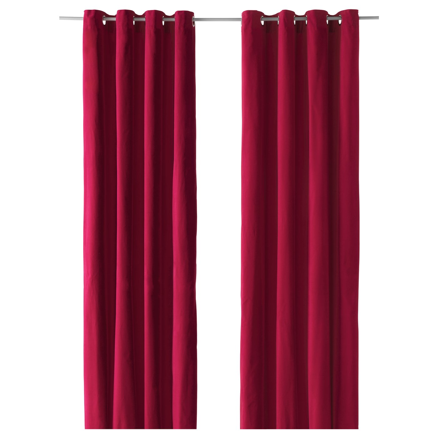 IKEA SANELA curtains, 1 pair Cotton velvet gives depth to the colour and softness to the touch.