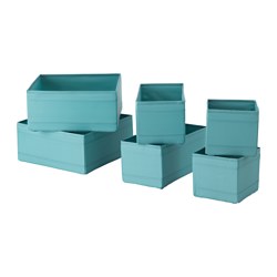 IKEA SKUBB box, set of 6
