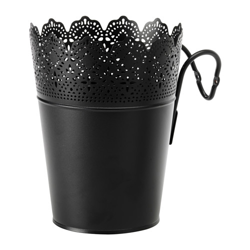 IKEA SKURAR plant pot with holder