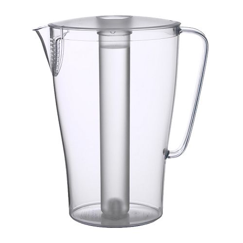IKEA SOMMAR 2017 jug with lid The insert can be removed and frozen. Keeps the drink cold longer.