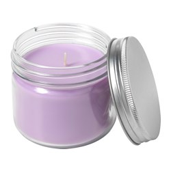 IKEA SOMMAR 2017 scented candle in glass A warm scent of sweet honey with a soft note of lavender.