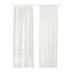 IKEA STRANDRÅG sheer curtains, 1 pair