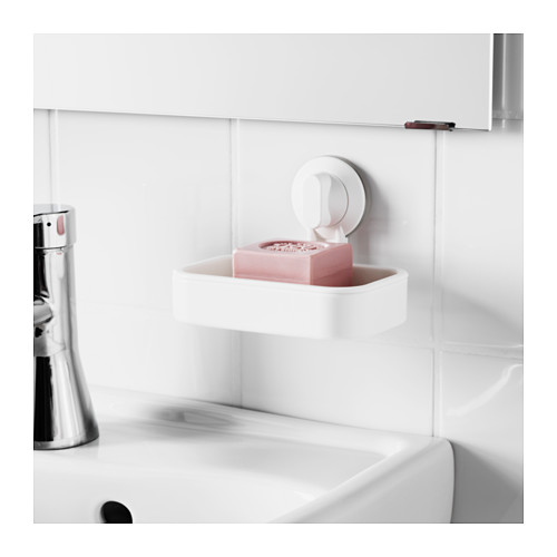 STUGVIK Soap dish with suction cup White IKEA