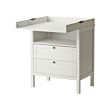 IKEA SUNDVIK changing table/chest of drawers Comfortable height for changing the baby.