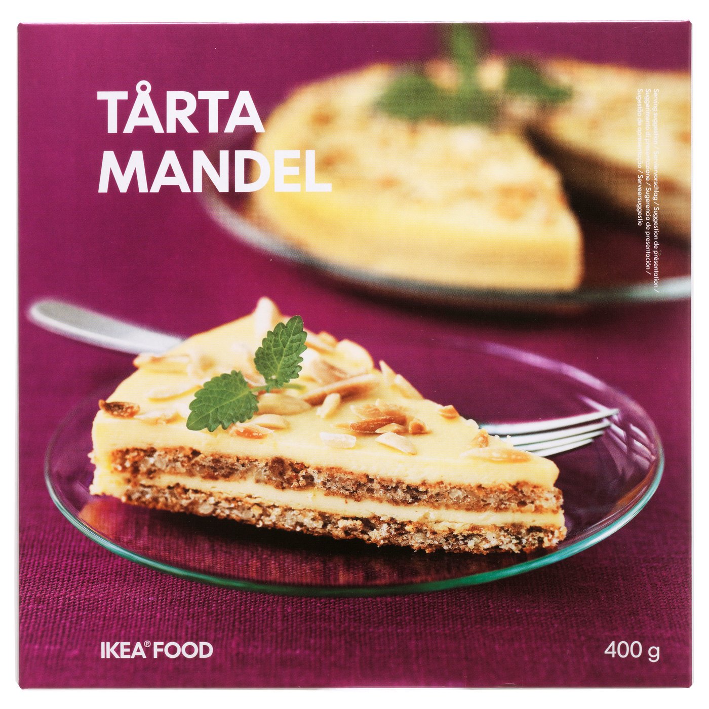 IKEA TÅRTA MANDEL almond cake, frozen