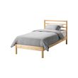 IKEA TARVA bed frame Made of solid wood, which is a hardwearing and warm natural material.