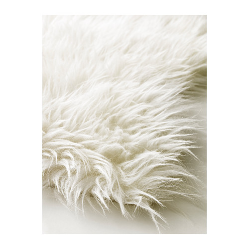 TEJN Faux sheepskin IKEA The faux sheepskin is super soft, warm and cosy. Ideal as a rug or draped across your favourite armchair.