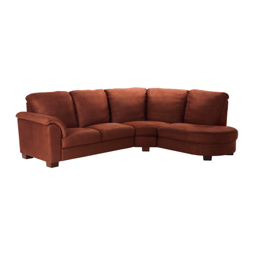 TIDAFORS Corner sofa with arm left IKEA High back; provides soft and comfortable support for the neck and head. 