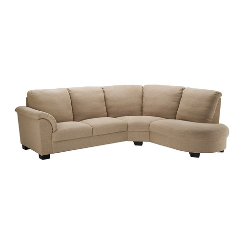TIDAFORS Corner sofa with arm left IKEA High back provides great support for your neck. 