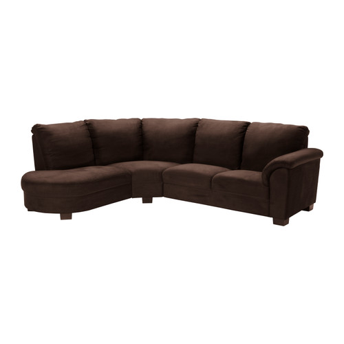 TIDAFORS Corner sofa with arm right IKEA High back provides great support for your neck. 