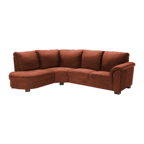TIDAFORS Corner sofa with arm right IKEA High back provides great support for your neck. 