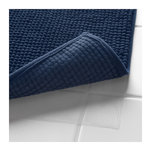 TOFTBO Bath mat Dark blue 60x90 cm IKEA
