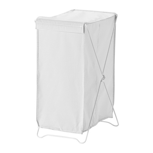 IKEA TORKIS laundry basket The two separate compartments help you to sort and organise your laundry.