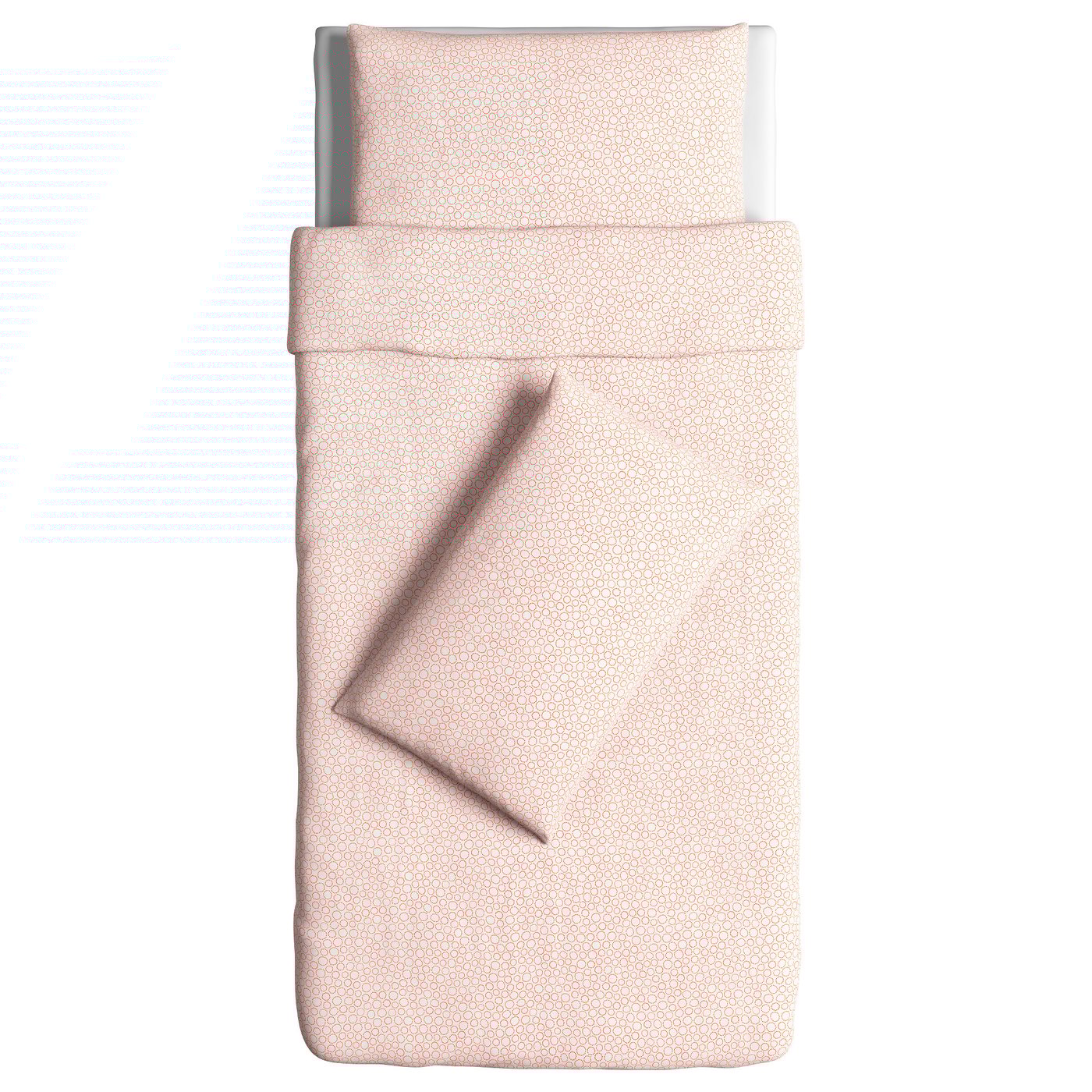 TRÄDASTER Quilt cover and 2 pillowcases Orange 150x200/50x80 cm IKEA