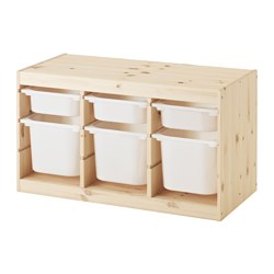 IKEA TROFAST storage combination with boxes