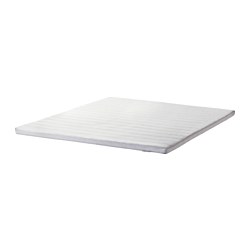 IKEA TUDDAL mattress topper Easy to bring home since it is roll packed.