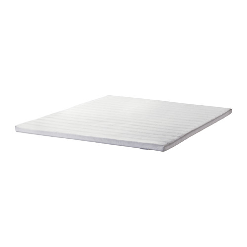 IKEA TUDDAL mattress topper Easy to bring home since it is roll packed.