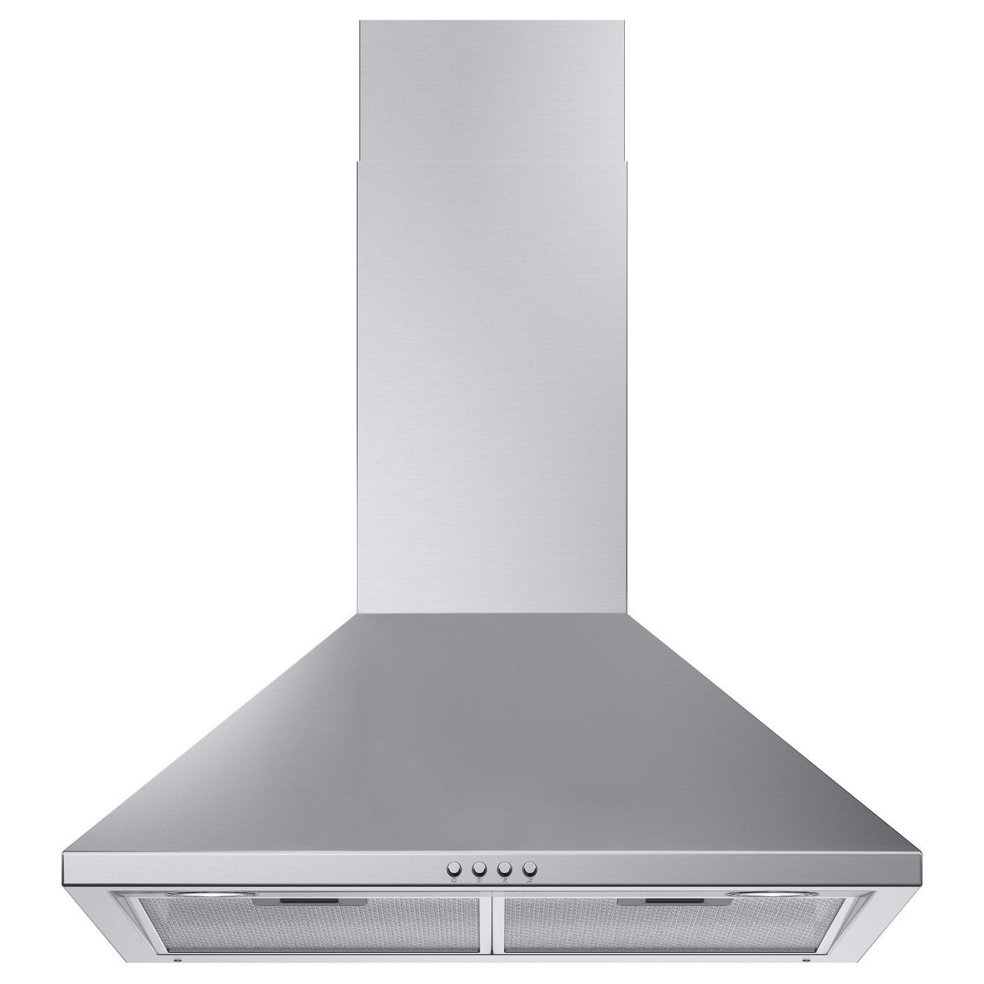 IKEA UPPDRAG wall mounted extractor hood Control panel placed at front for easy access and use.