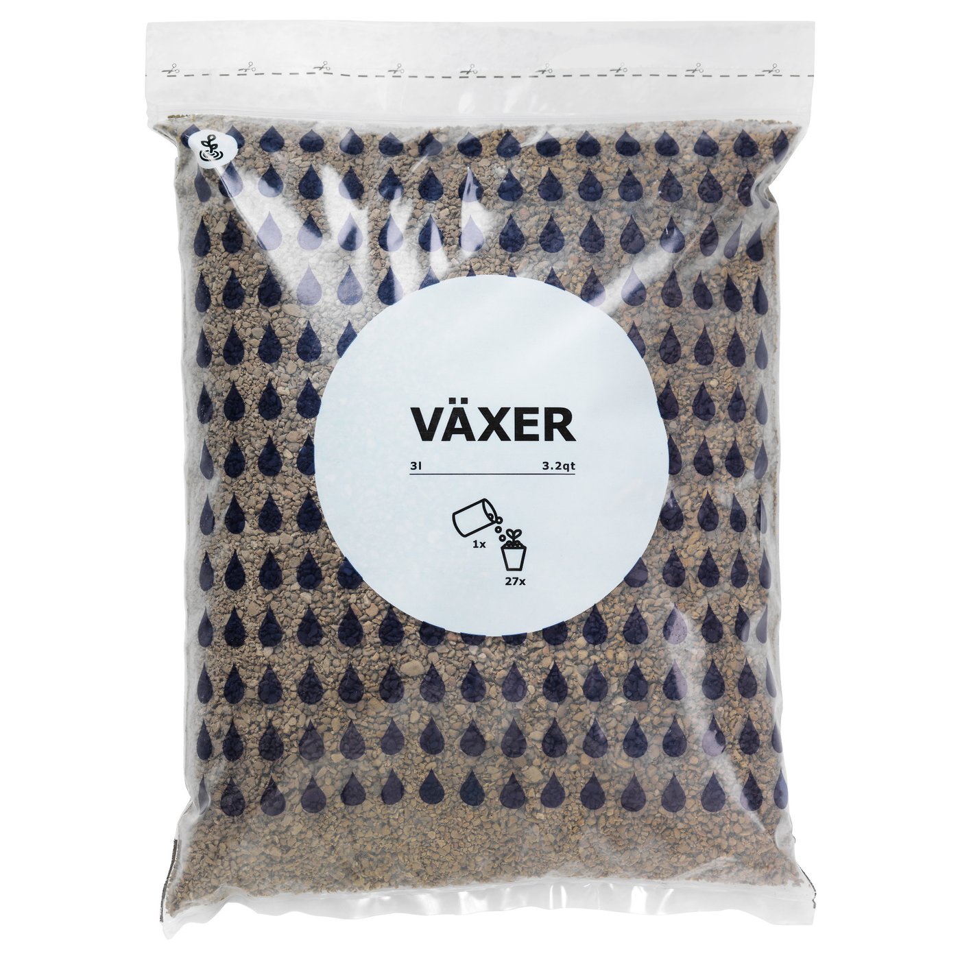 IKEA VÄXER growing media Pumice stones are perfect for hydroponic growing.