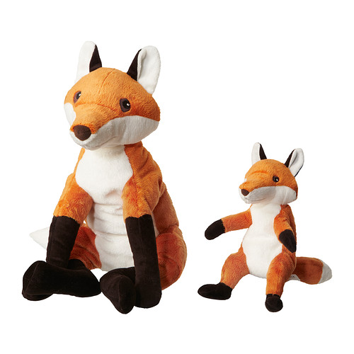 VANDRING RÄV Soft toy, set of 2