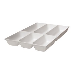 IKEA VARIERA cutlery tray Makes it easier to organise and find what you need in the drawer.
