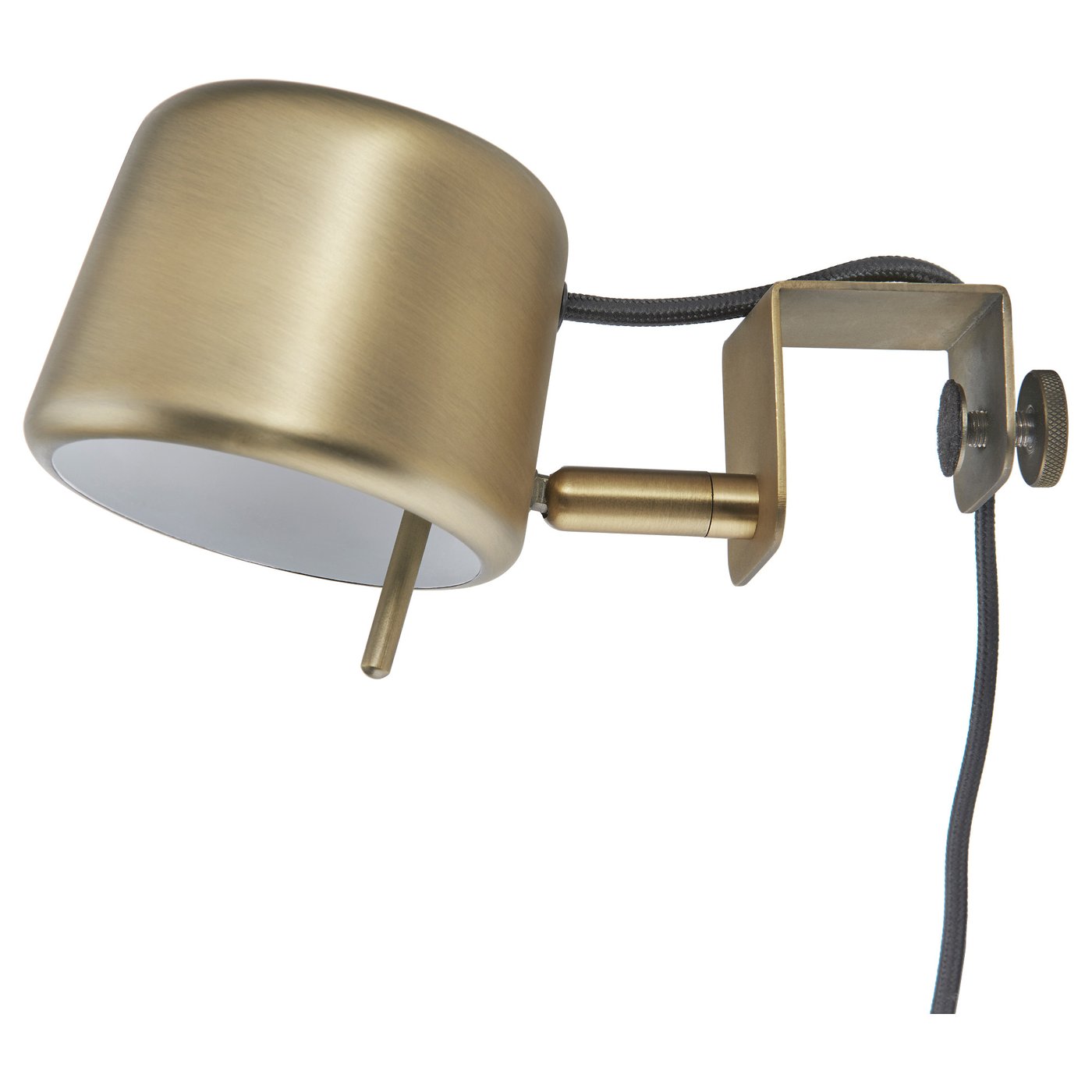 IKEA VARV clamp spotlight Easy to attach to the headboard for reading light in your bed.