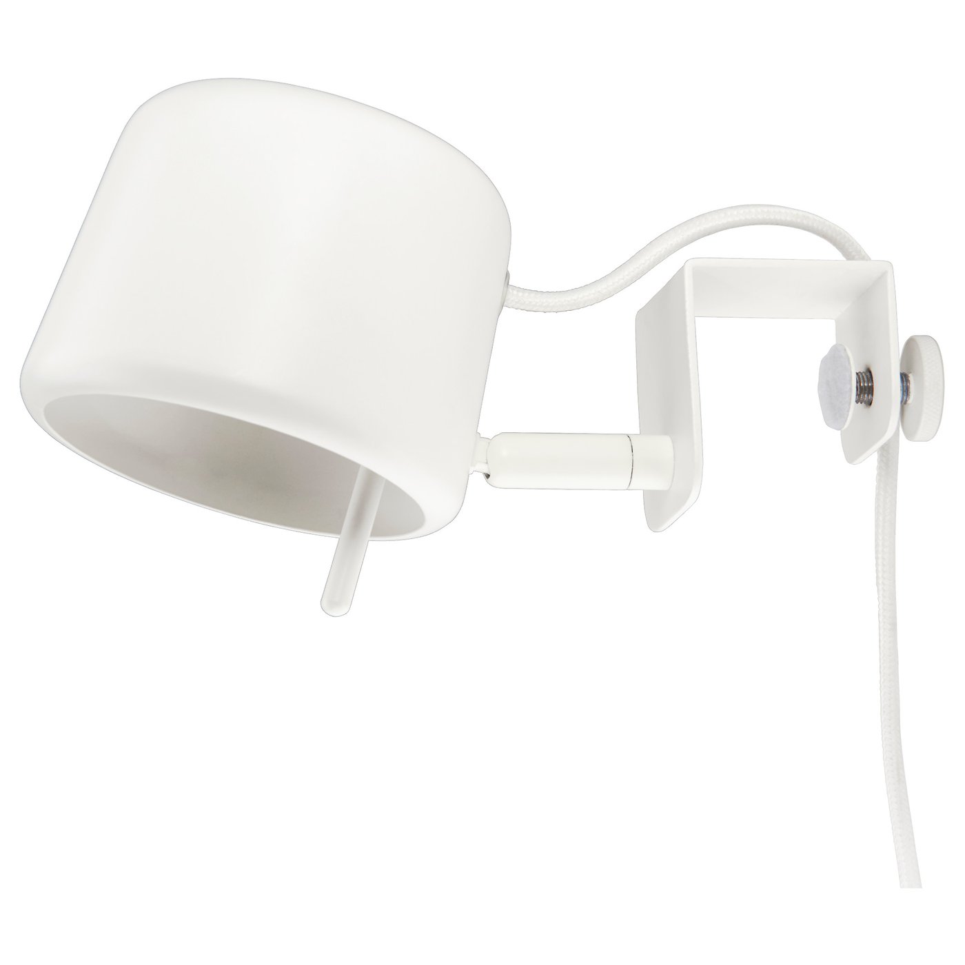 IKEA VARV clamp spotlight Easy to attach to the headboard for reading light in your bed.